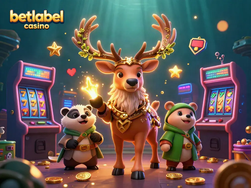 Experience the excitement of betlabel casino with vibrant characters and dynamic gaming elements.