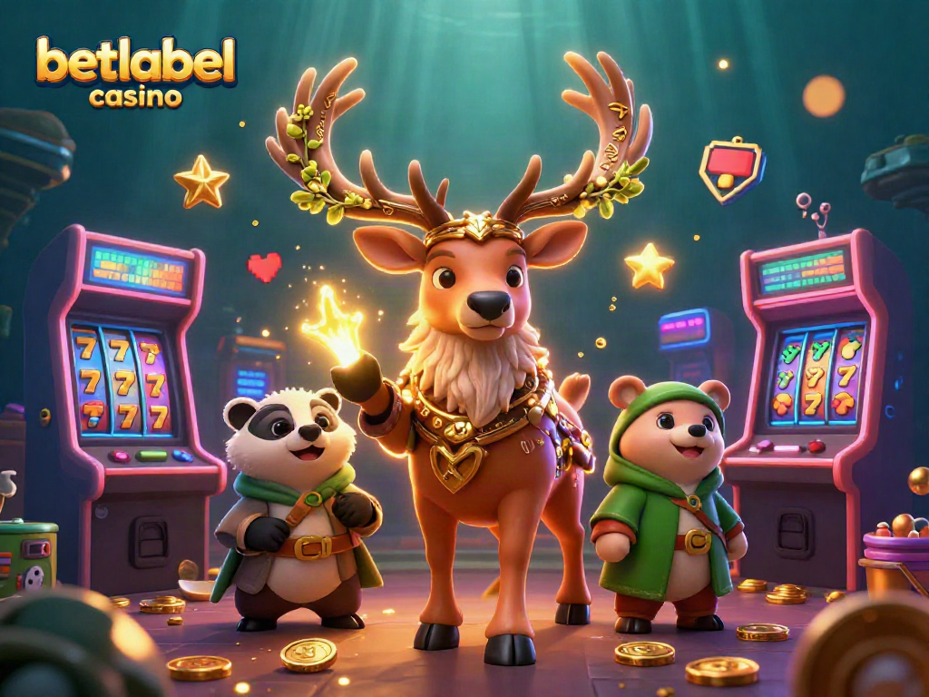 Experience the excitement of betlabel casino with vibrant characters and dynamic gaming elements.